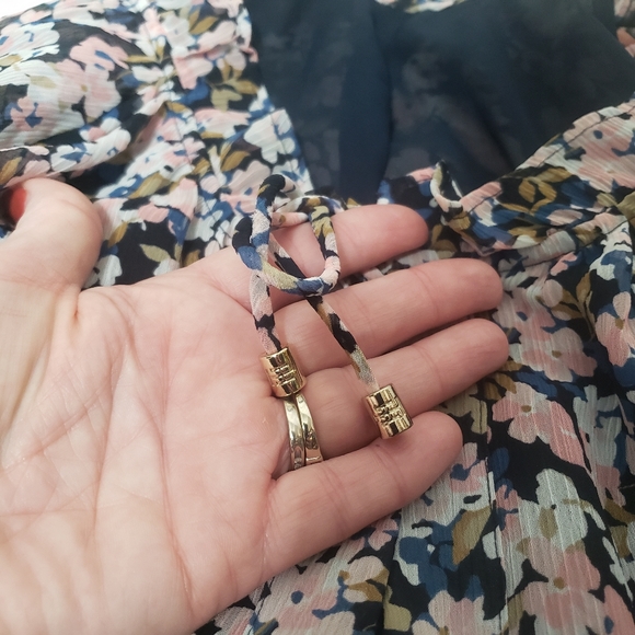 NWT Tommy Hilfiger Sz M Floral Boho Top - Picture 9 of 13